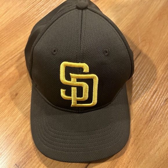 OC SPORTS San Diego Padres Hat Youth Boys Mesh MLB Baseball Cap Brown - Picture 1 of 5